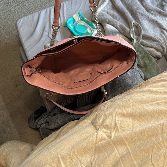 Pink coach tote bag - Picture 3 of 4